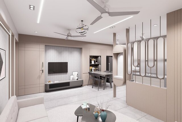 3D model of Modern Apartment Interior Design | 3D Visualization