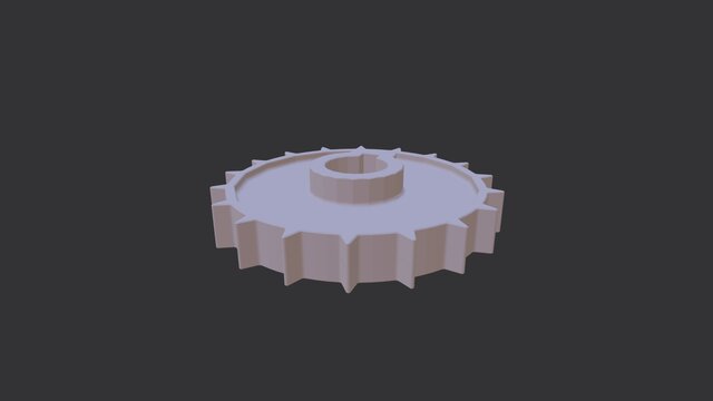 Chain Gear- Reverse Engineering for 3D Printing