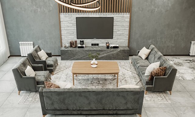 3D model of Modern Villa Full Interior design