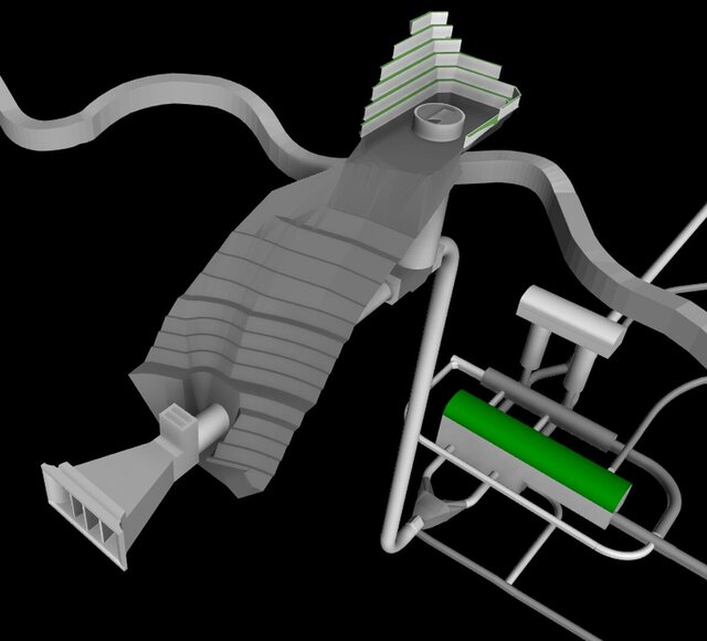 3D model of Hydro power plant Modeling