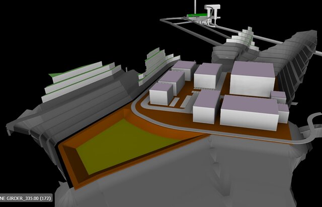 3D model of Hydro power plant Modeling