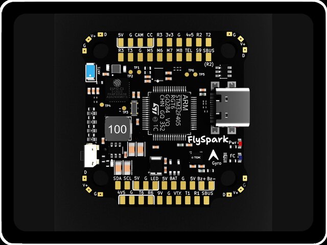 3D model of FPV Drone Flight Controller Design