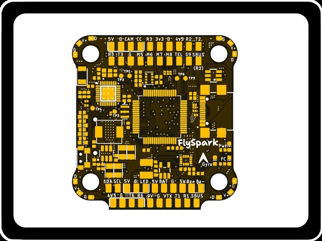3D model of FPV Drone Flight Controller Design
