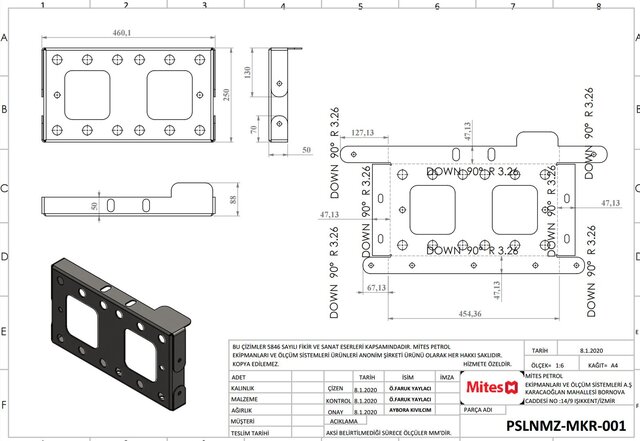 3D model of Production-Ready Sheet Metal Design & Manufacturing Drawings