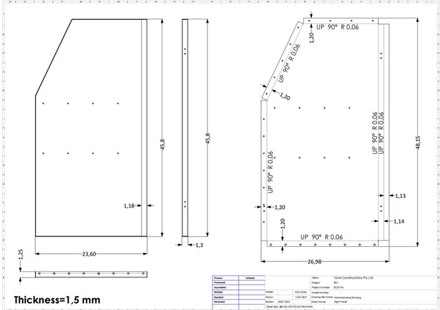 3D model of Production-Ready Sheet Metal Design & Manufacturing Drawings