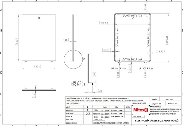 3D model of Production-Ready Sheet Metal Design & Manufacturing Drawings
