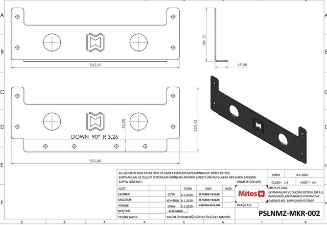 3D model of Production-Ready Sheet Metal Design & Manufacturing Drawings