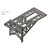 Steel structure design, CAD drafting, 3D modeling in Autodesk Inventor