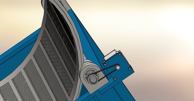 3D model of Rotary Sand Screening Machine (Cylindrical Trommel Screen)