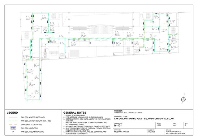 3D model of Commercial Mall – MEP & Mechanical Systems Design