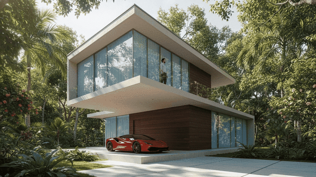 Modern Minimalist House Concept