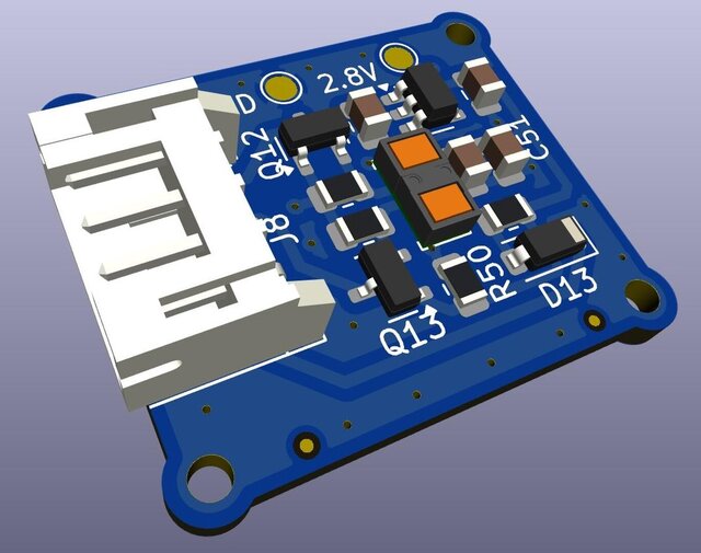 Smart Dustbin Controller — Solar-Powered IoT PCB – image 2 of 2