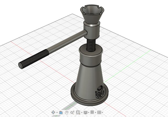 3D model of screw-jack