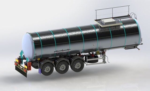 bitumen tanker semi-trailer