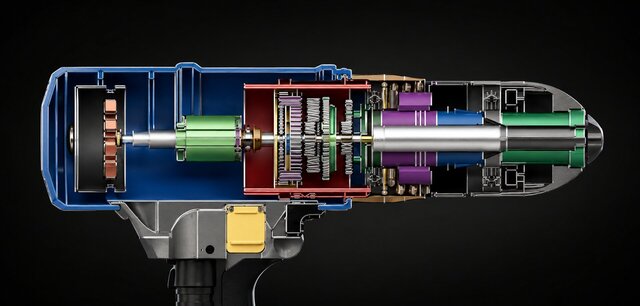 Drill Complete Mechanical CAD Design & Section View