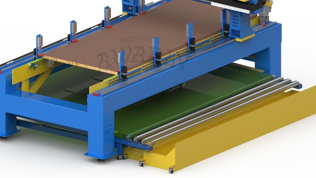 3D model of CNC Machine Design