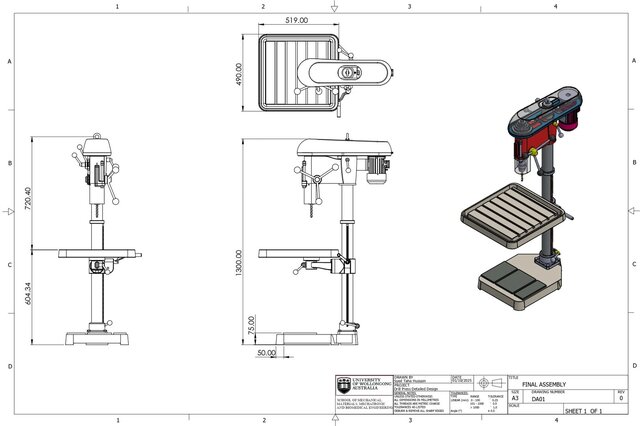 Pedestal Drill Machine
