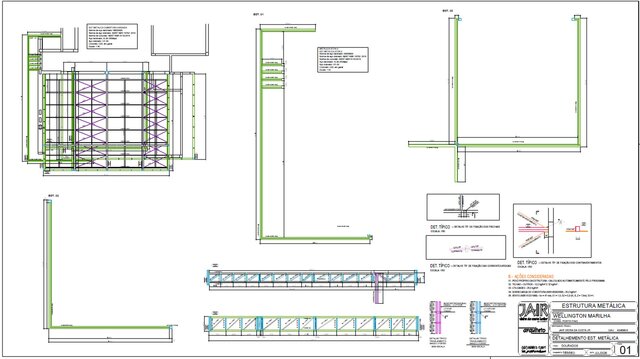 3D model of Structural Steel Design & Detailing