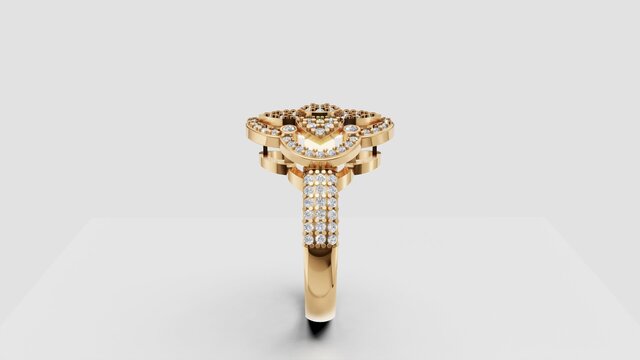 3D model of Golden Flower 🌸✨