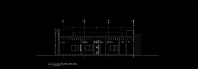 3D model of AUIB Campus Security Facility – Construction Documentation (CD Package)