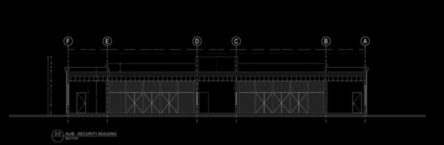 3D model of AUIB Campus Security Facility – Construction Documentation (CD Package)