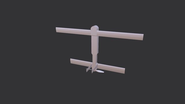 3D model of SULA90 - Autonomous Tandem-Wing UAV / Drone