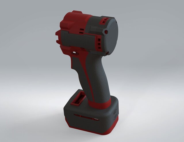 3D model of Cordless Power Tool Enclosure – Mechanical Design