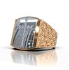 Cross Men's ring,  two-tone gold casting design by alexanderb4374