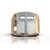 Cross Men's ring,  two-tone gold casting