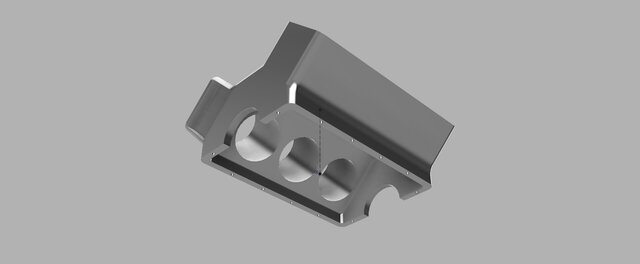 3D model of V6 Engine Block — CAD Development | Work in Progress