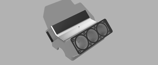 3D model of V6 Engine Block — CAD Development | Work in Progress