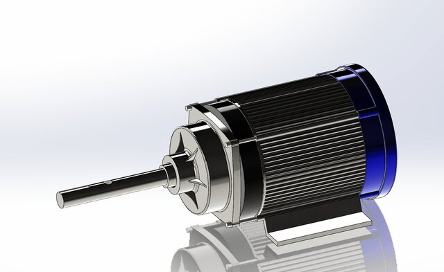 3D model of Solar-Powered Cowpea Thresher Machine