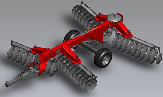 3D model of Disc Harrow