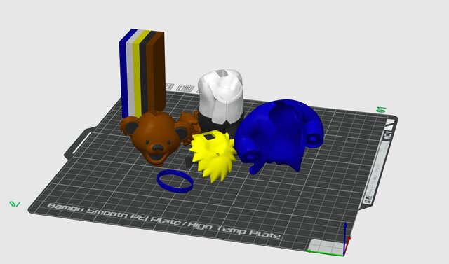 3D model of 3D Printable Toy Design in Parts