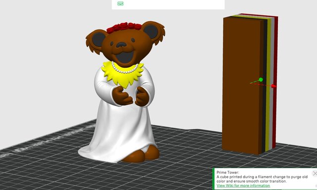 3D model of 3D Printable Toy Design in Parts