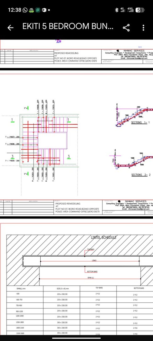5-Bedroom Duplex - Complete RC Structural Design | Foundation, Columns, Beams & Slab Detailing – image 4 of 7