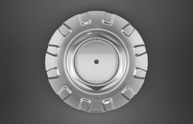 3D model of BMW BBS 101 style floating center cap