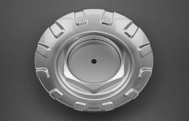 3D model of BMW BBS 101 style floating center cap