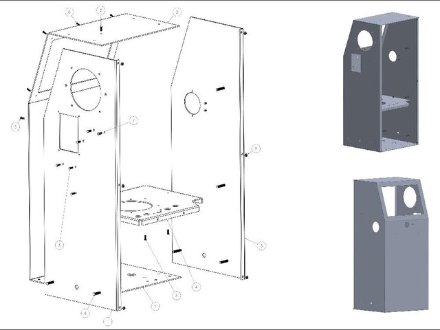 Sheet Metal Equipment Enclosure