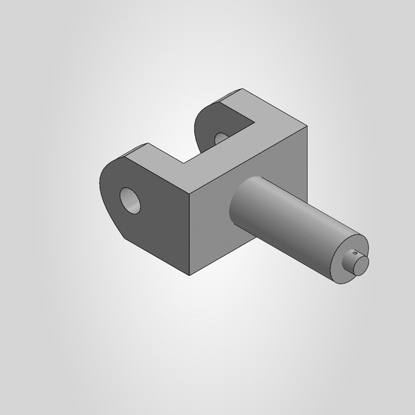 3D model of Shackle Bolt