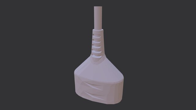 Automotive OBD II 16-Pin Connector Assembly 3D Model