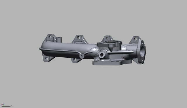 4-Cylinder Turbo Exhaust Manifold (Scan-to-CAD) – image 7 of 10