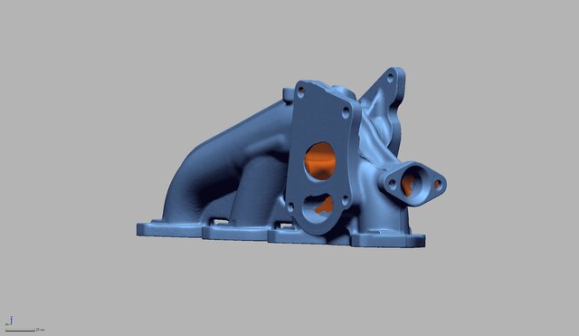 4-Cylinder Turbo Exhaust Manifold (Scan-to-CAD) – image 4 of 10