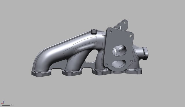 4-Cylinder Turbo Exhaust Manifold (Scan-to-CAD) – image 5 of 10