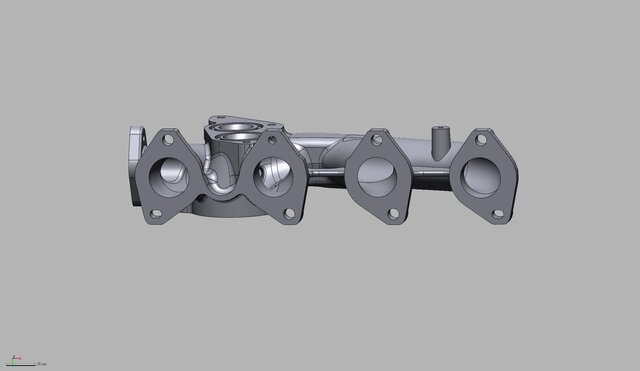 4-Cylinder Turbo Exhaust Manifold (Scan-to-CAD) – image 9 of 10