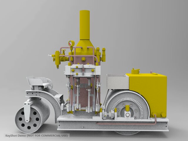Cool fired tandem steam boiler