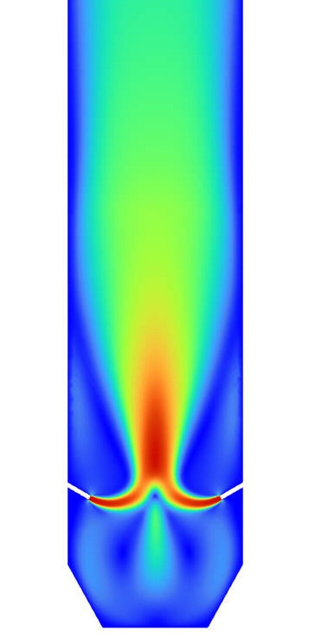 3D model of Combustor Species Transport & Combustion Simulation
