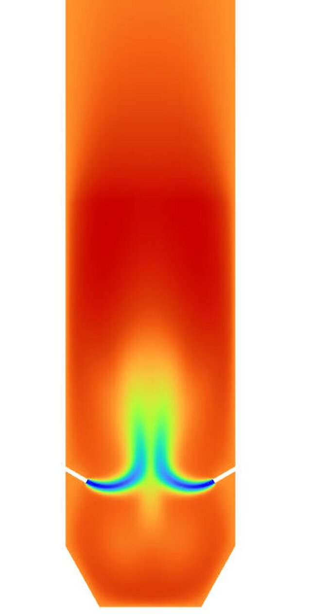 3D model of Combustor Species Transport & Combustion Simulation