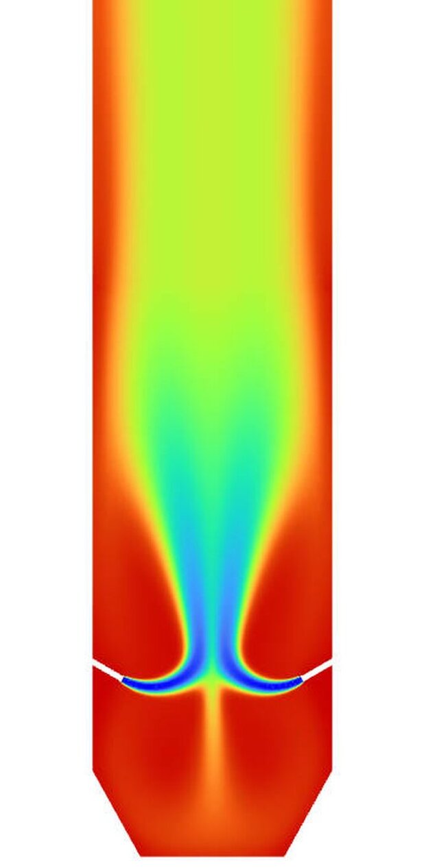 3D model of Combustor Species Transport & Combustion Simulation