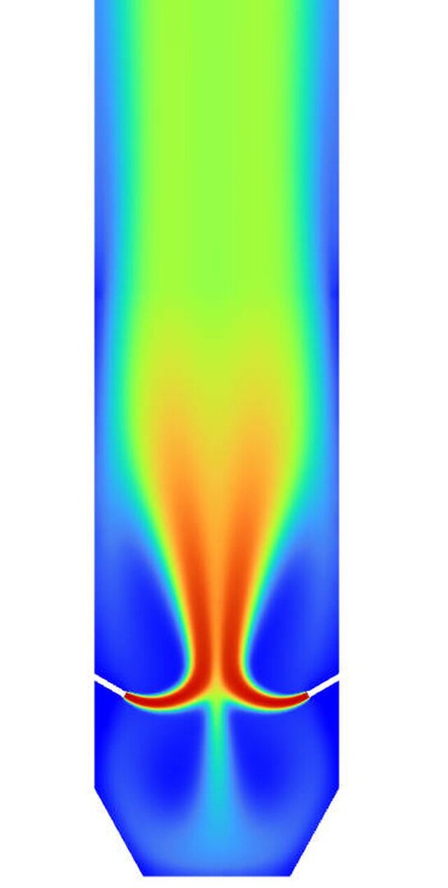 3D model of Combustor Species Transport & Combustion Simulation